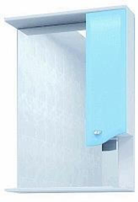 Зеркало Роман 60 см правое, голубое