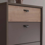 Комод высокий (серый) ENZA HOME POLKA EH67071