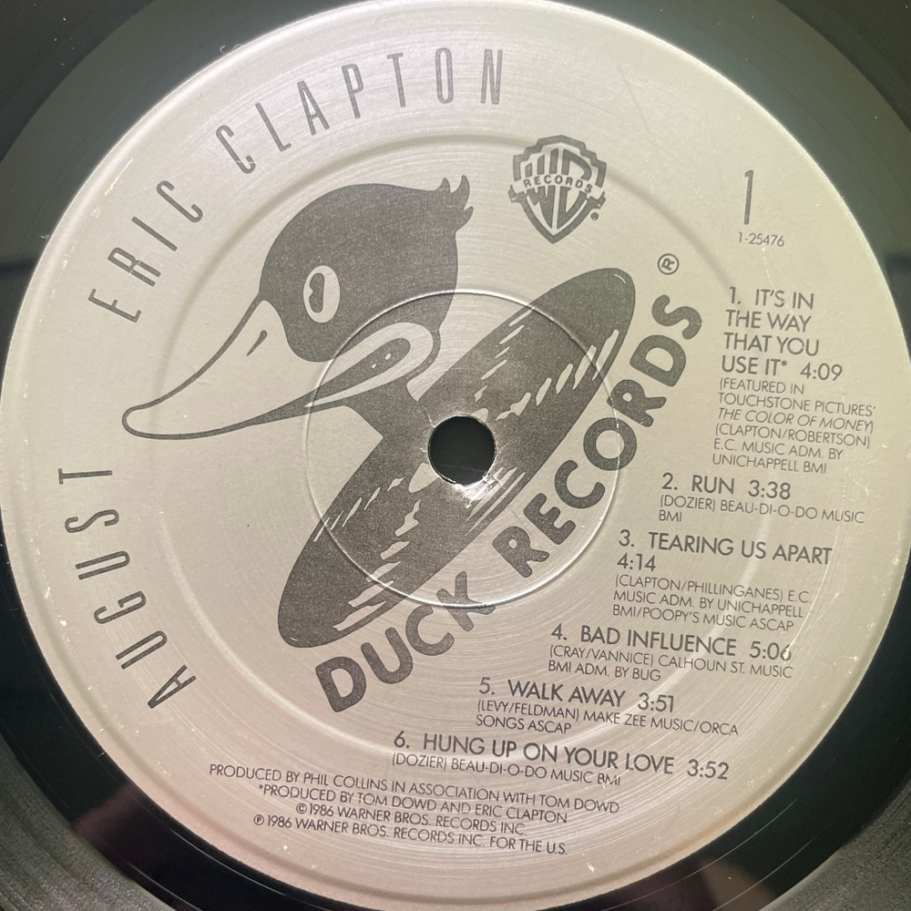 Eric Clapton ‎– August (США 1986г.)