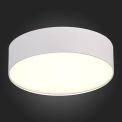 ST606.532.27 Светильник потолочный Белый LED 1*27W 3000K 2 340Lm Ra>85 120° IP20 D220xH55 185-265V Накладные светильники