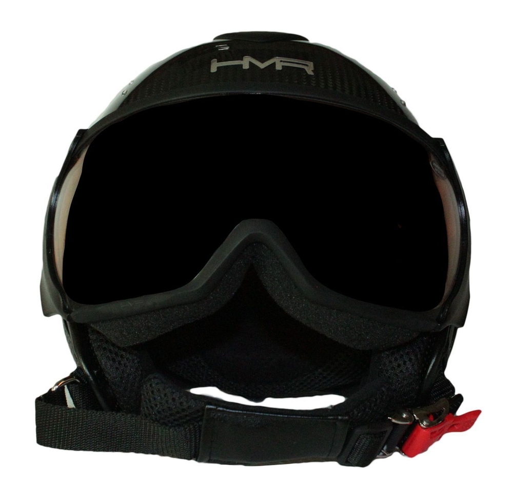 Шлем горнолыжный с визором HMR CARBON : H3 Brilliant Carbon 506_58/59 (XL)+VTF11
