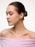 Чокер "Amour" с аметистом Gold