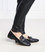 Кожаные мокасины madelyn Michael Kors - черный(40R3MDFP1L)