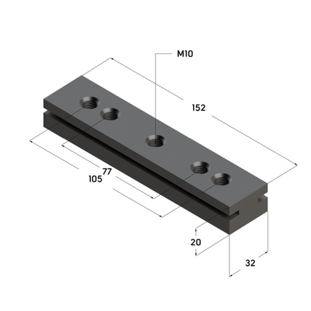 Опора скользящая  TSE 38 F5