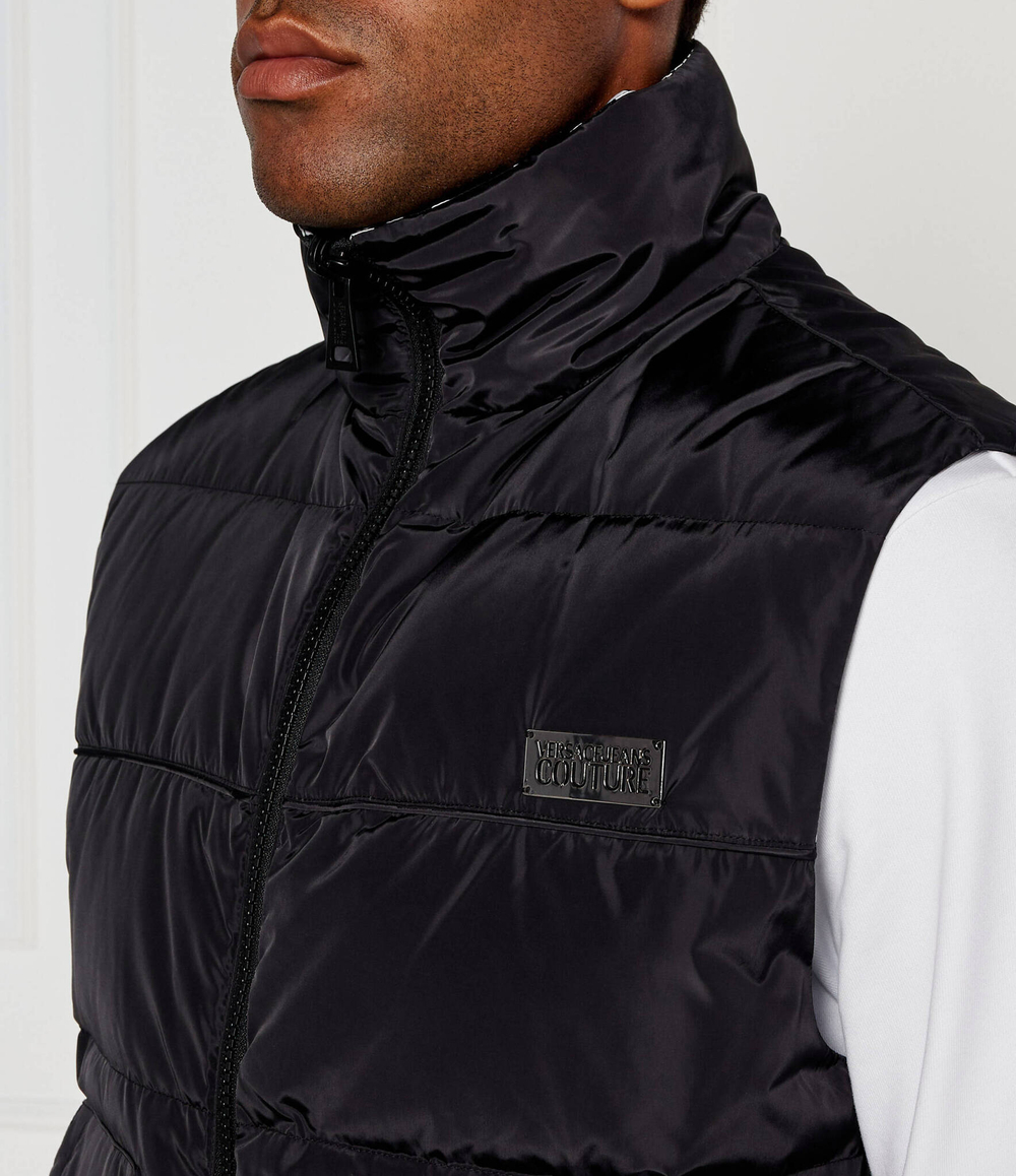 Двухсторонняя безрукавка GILET Versace Jeans Couture - черный(77GAP421CQD53)