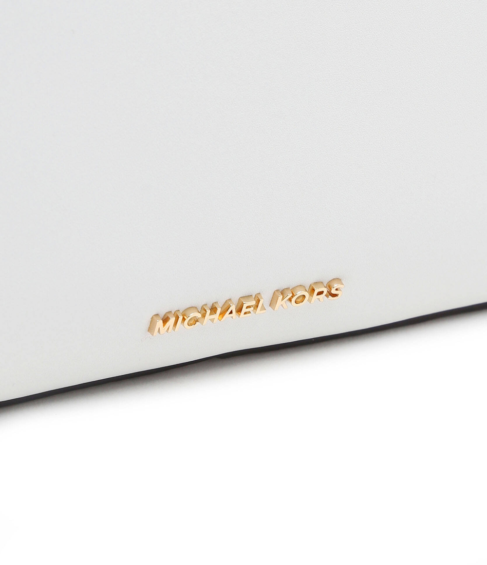 Кожаная Наплечная сумка Michael Kors - белый(32H3G8EW6L)
