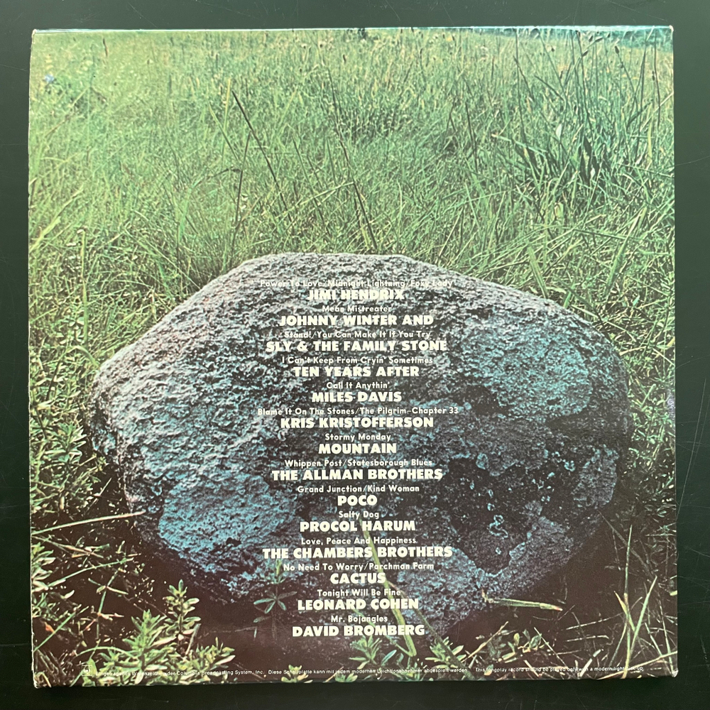Сборник The First Great Rock Festivals Of The Seventies - Isle Of Wight / Atlanta Pop Festival 3LP (Голландия 1971г.)