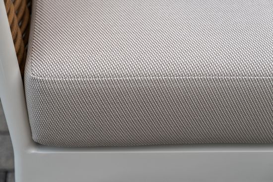 "Тоскана" лаунж-зона из искусственного ротанга, цвет соломенный (К)