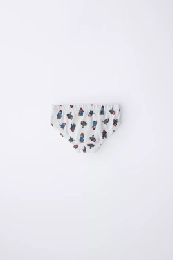 ZARA НАБОР ИЗ ТРЕХ ТРУСОВ PADDINGTON ™, ЭКРЮ