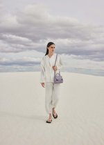 Сумка Polene Numéro Un Nano EDITION TEXTURED MAUVE