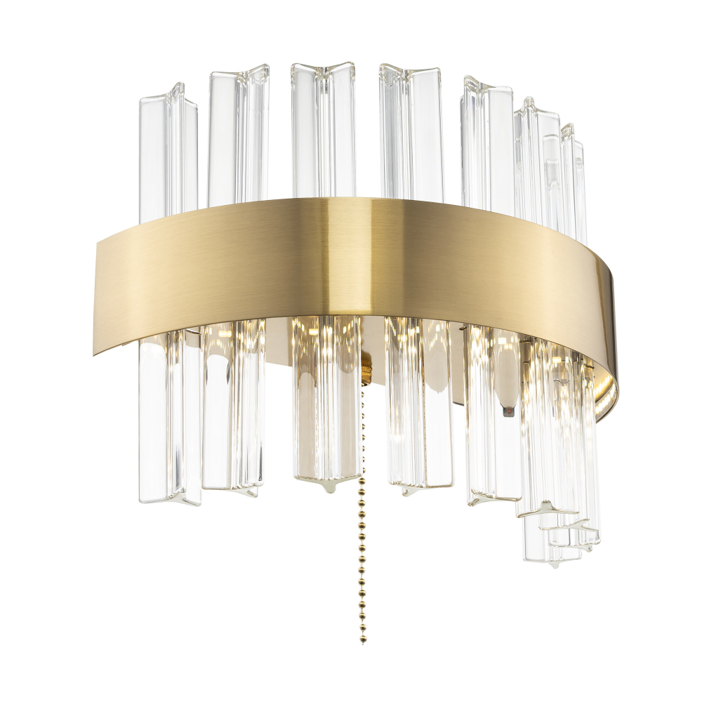 Citilux Рианна CL337313 LED Бра хрустальное с выключателем Бронза