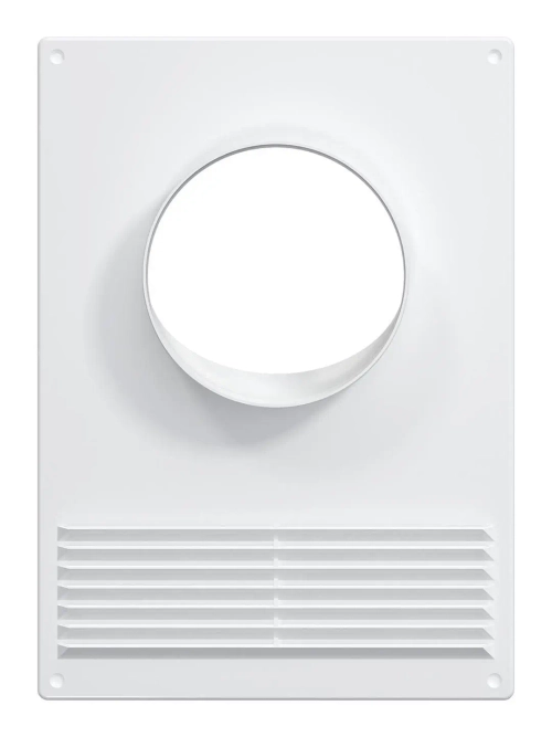 Площадка торцевая ПТПР фланец D100 решетка 180х250 пластик ERA