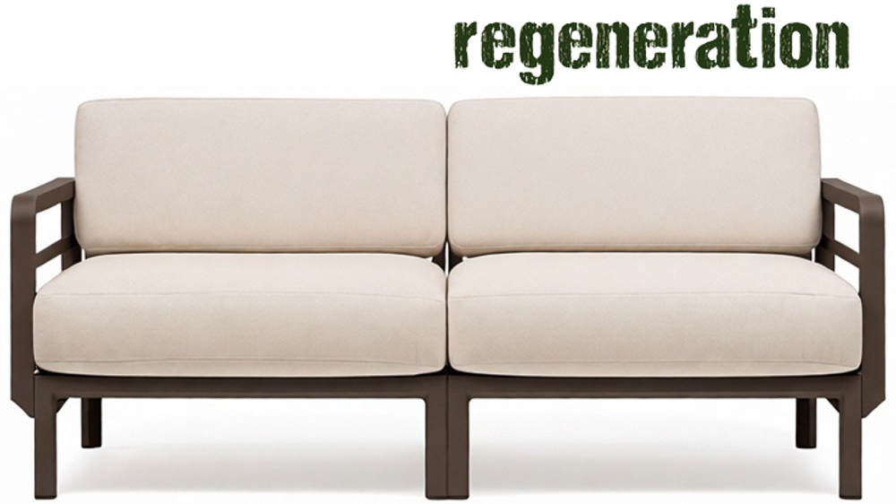 Диван пластиковый с подушками Maximo 2