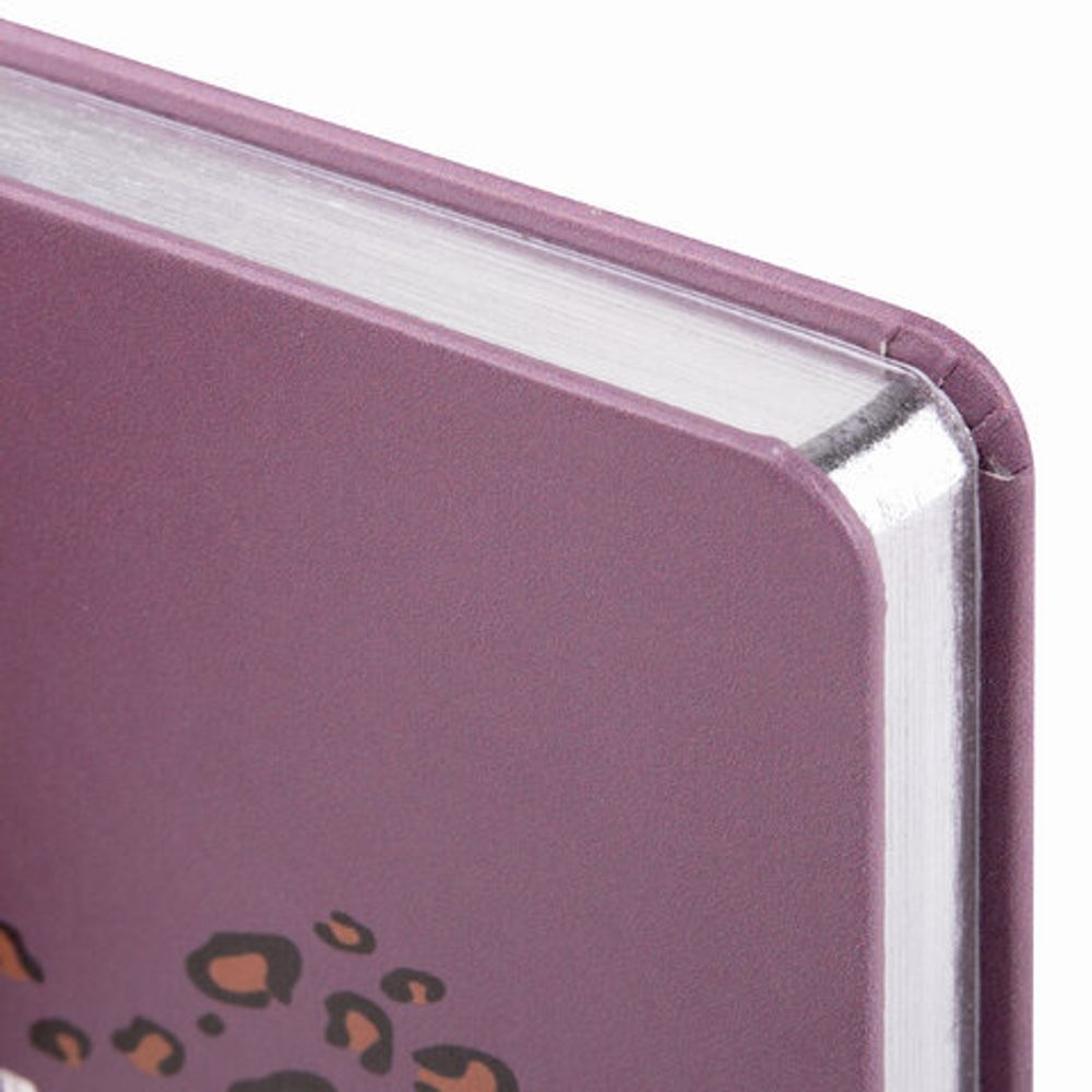 Ежедневник недатированный B6 (127х186 мм), BRAUBERG VISTA, под кожу, твердый, срез фольга, 136 л., "For you", 112118