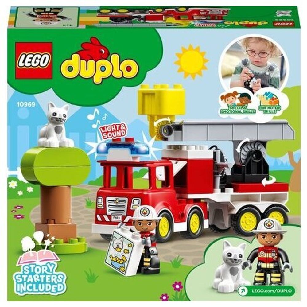 Конструктор LEGO Duplo 10969 Пожарная машина с мигалкой