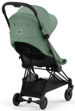 Коляска Cybex Coya Matt Black Frame Cloud T i-Size Sepia Black Plus Leaf Green с дождевиком