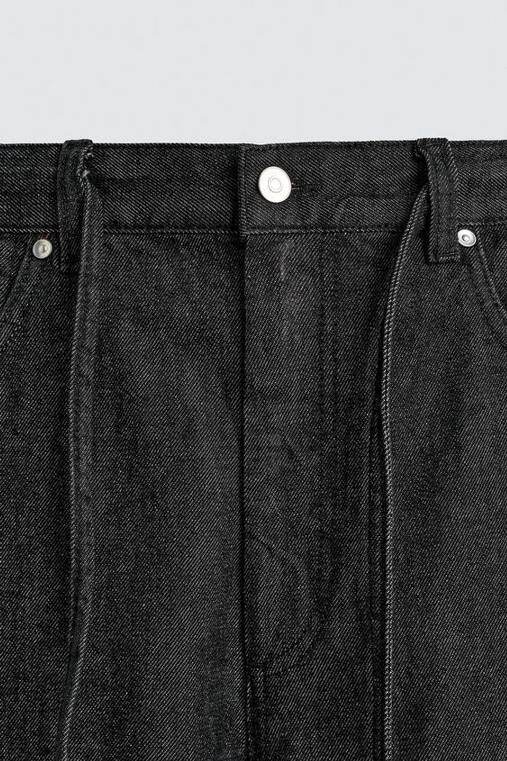 ZARA ДЖИНСЫ RELAXED FLARE FIT, ЧЕРНЫЙ