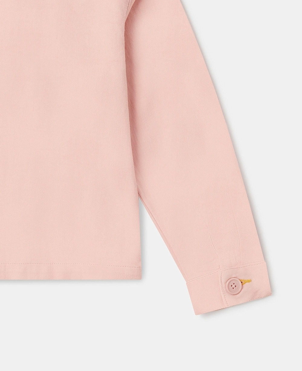 Куртка джинсовая STELLA McCARTNEY Персиковый/Вышивки: подсолнухи (Девочка)