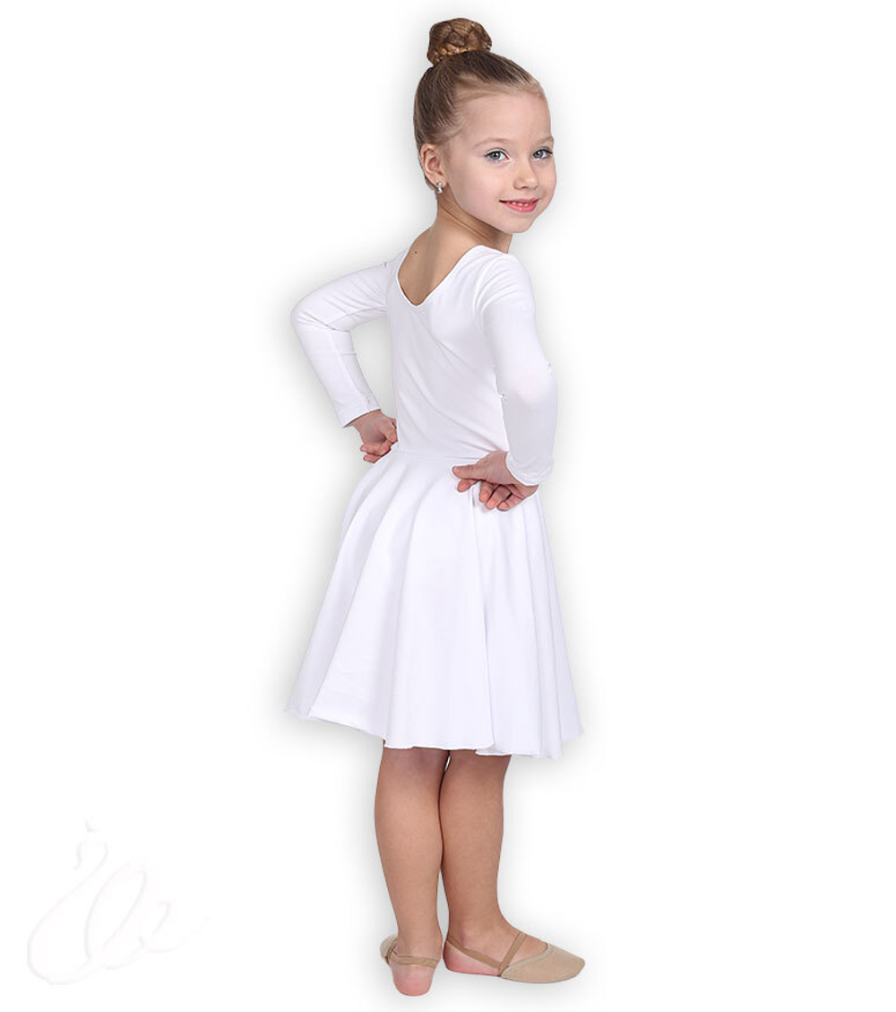 Купальник с юбкой Селена длинный рукав