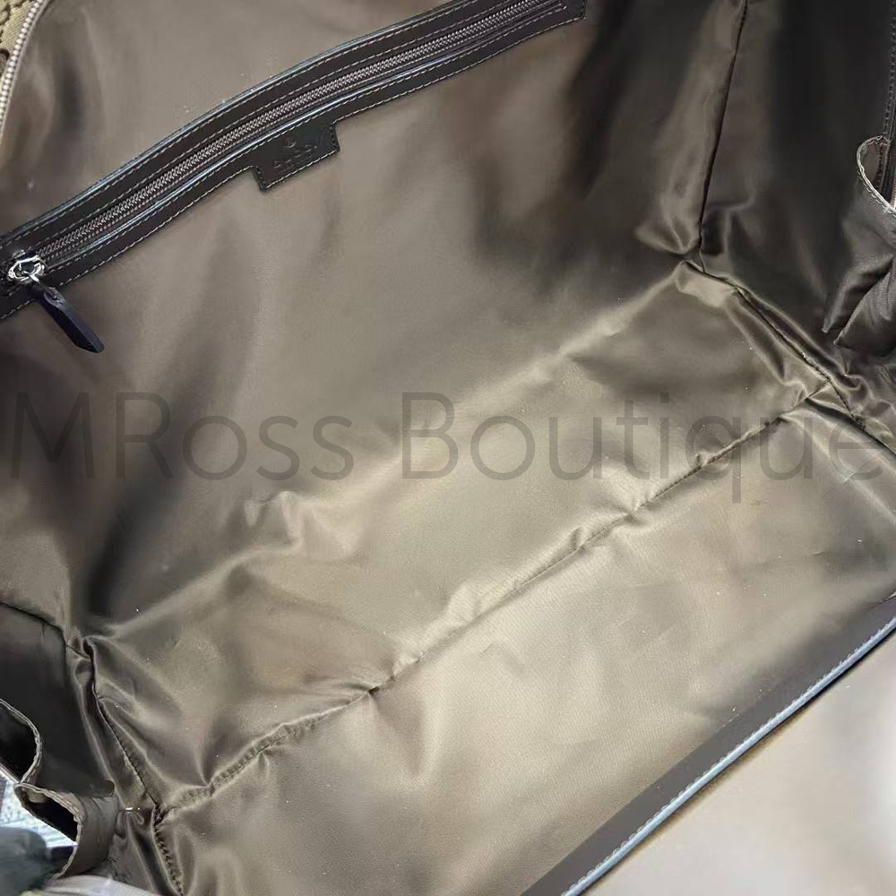 Мужская сумка Gucci GG Canvas Medium Duffle Bag бежевая