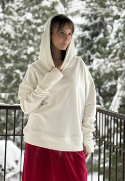 Худи /айвори / унисекс / петля