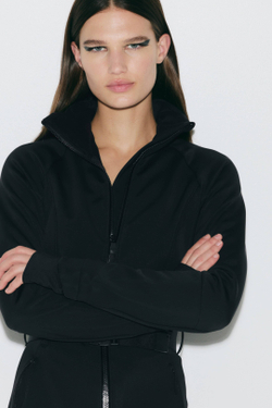 H&M Водоотталкивающий горнолыжный комбинезон, черный