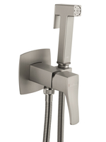 Смеситель с гигиеническим душем встраиваемый WONZON & WOGHAND FLEX, Брашированный никель (WW-88829072-BN)