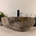 Раковина из речного камня RS-65060 49*41*15 0862