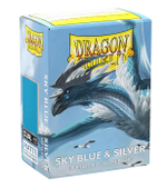 Dragon Shield - Протекторы Dual Matte Sky Blue & Silver