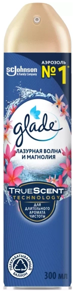 Glade Аэрозоль Лазурная волна и Магнолия, 300 мл