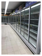 Горка холодильная KIFATO ПРАГА 2500 (выносной агрегат, распашные двери)