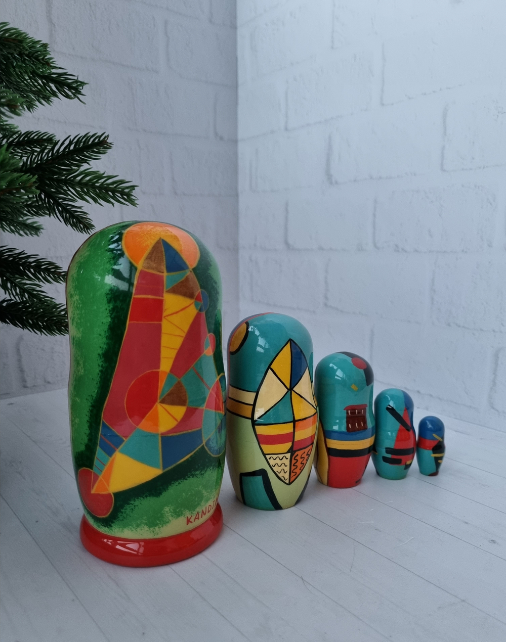 Матрёшка 5м 15см Кандинский-Малевич