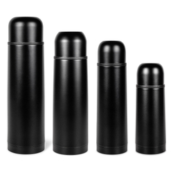 Термос Relaxika 101 (0,35 литра), черный (без лого)