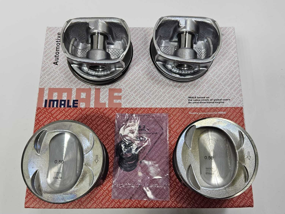 Поршни с кольцами +0.50 CAXA IMALE