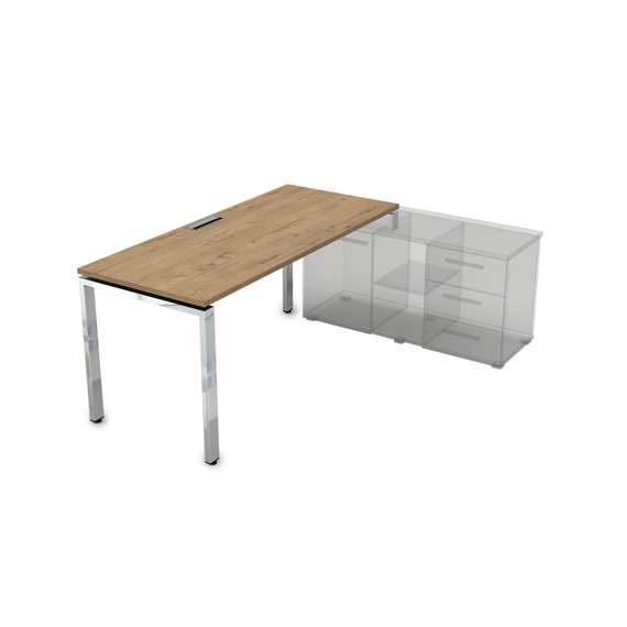 НСТП-П.995 Стол рабочий прямолинейный три опоры, правый (1800*900*750)