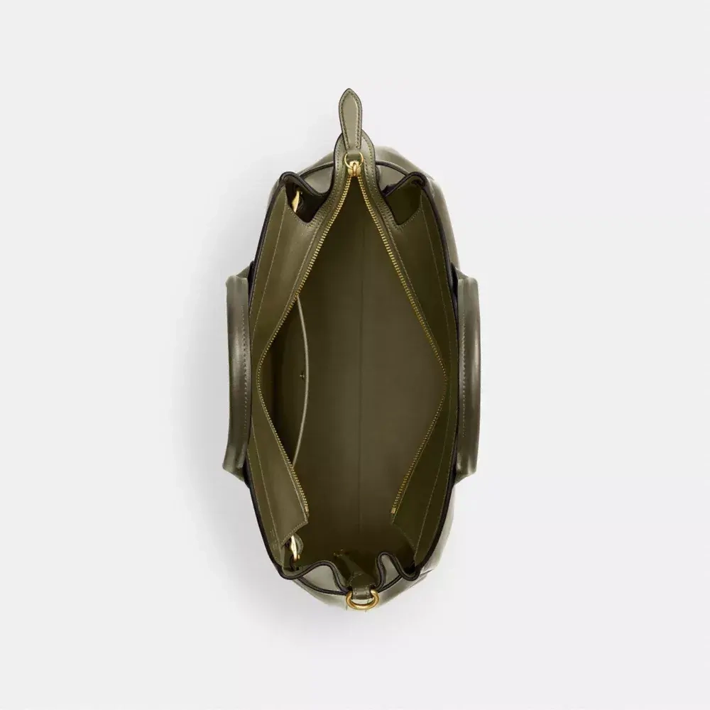 COACH СУМКА SOFT EMPIRE 40, ОЛИВКОВЫЙ