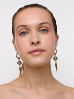 Серьги "Thorn and Ball" Bicolor