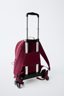 ZARA ШКОЛЬНЫЙ РЮКЗАК LONDON, ГРАНАТОВЫЙ