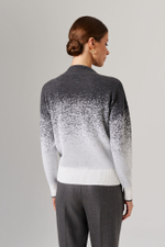 23115 Джемпер женский (серо-молочный)