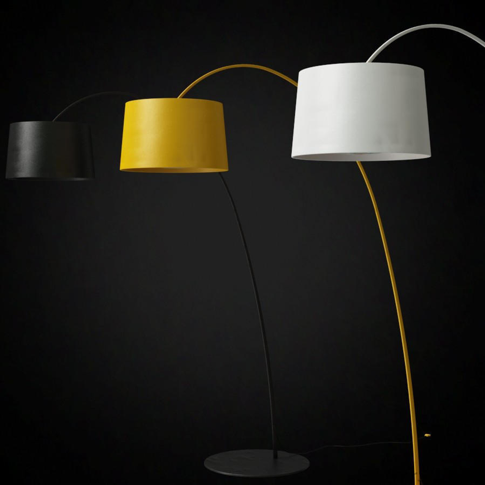 Напольный дизайнерский светильник  Twiggy by Foscarini (красный)