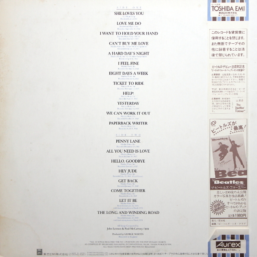 The Beatles / 20 Greatest Hits (LP)