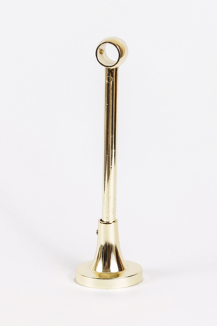 Держатель однорядный 16 мм золото глянец