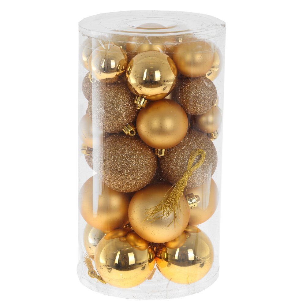GAEM Набор из 40шт, Украшение новогоднее Шар "Сказочное великолепие", D 6 см, L14 W14 H26 см