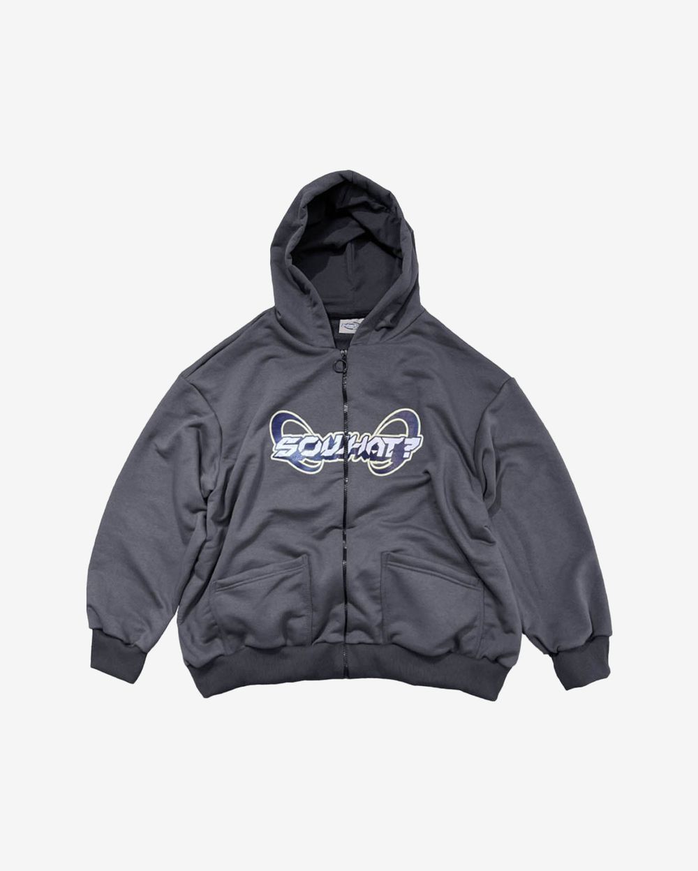 Худи SoWhat? Zip Серый