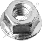 ЗУБР DIN 6923 кл. пр. 6, M4, гайка с фланцем, цинк, 5 кг (303630-04)