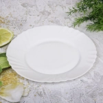 Тарелка «White magic» 22*2см стеклокерамика Фестоны