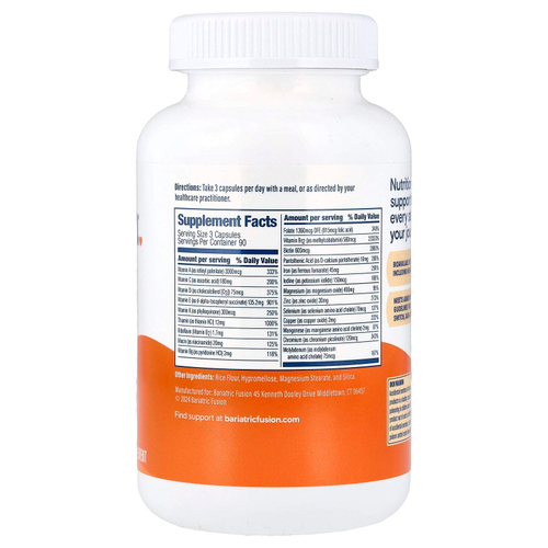 Bariatric Fusion, мультивитамины с высоким содержанием ADEK, 270 капсул