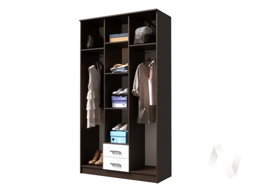 Шкаф ЛДСП (З) Трио (венге/лоредо)