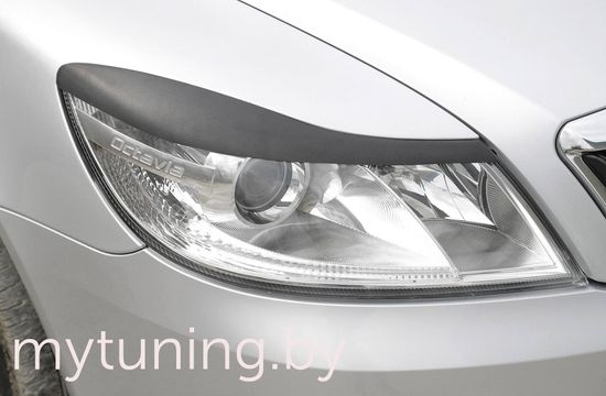 Реснички на фары для Skoda Octavia 2(II) A5 FL