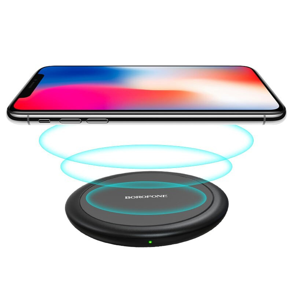 Беспроводная зарядка BOROFONE BQ6 15W (черный)